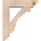 Ekena Millwork Imperial Slat Smooth Bracket w/ Offset Brace, Douglas Fir, 7 1/2"W x 30"D x 34"H BKT0806X30X34IMP06SDF - alternate 2